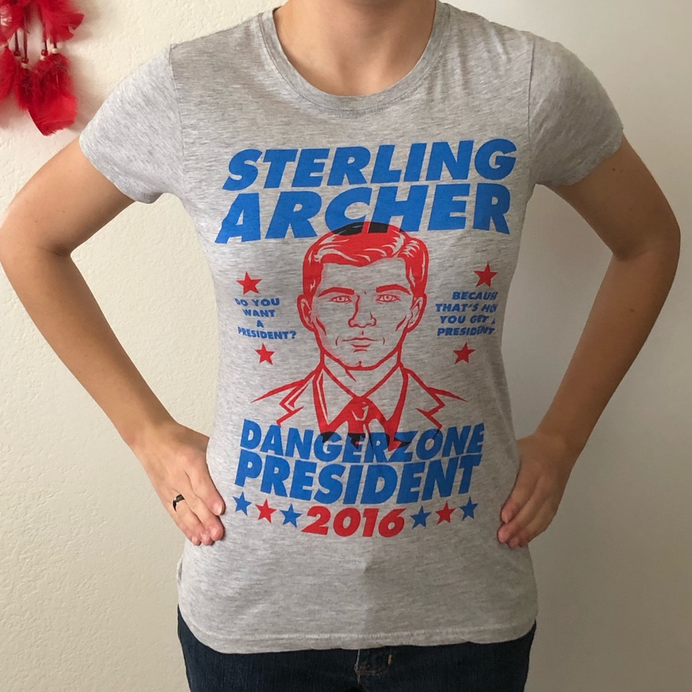 NWOT Archer Graphic Tee